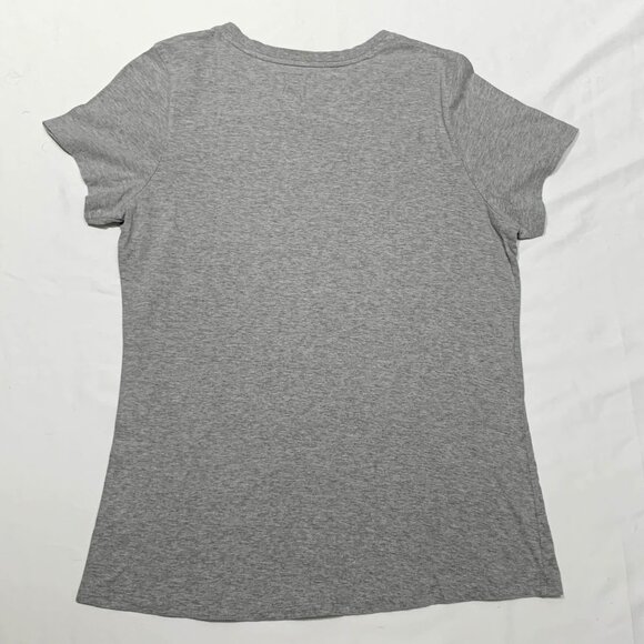 Womens Champion T-Shirt Gray Size Large Short Sleeve Graphic - Picture 6 of 6